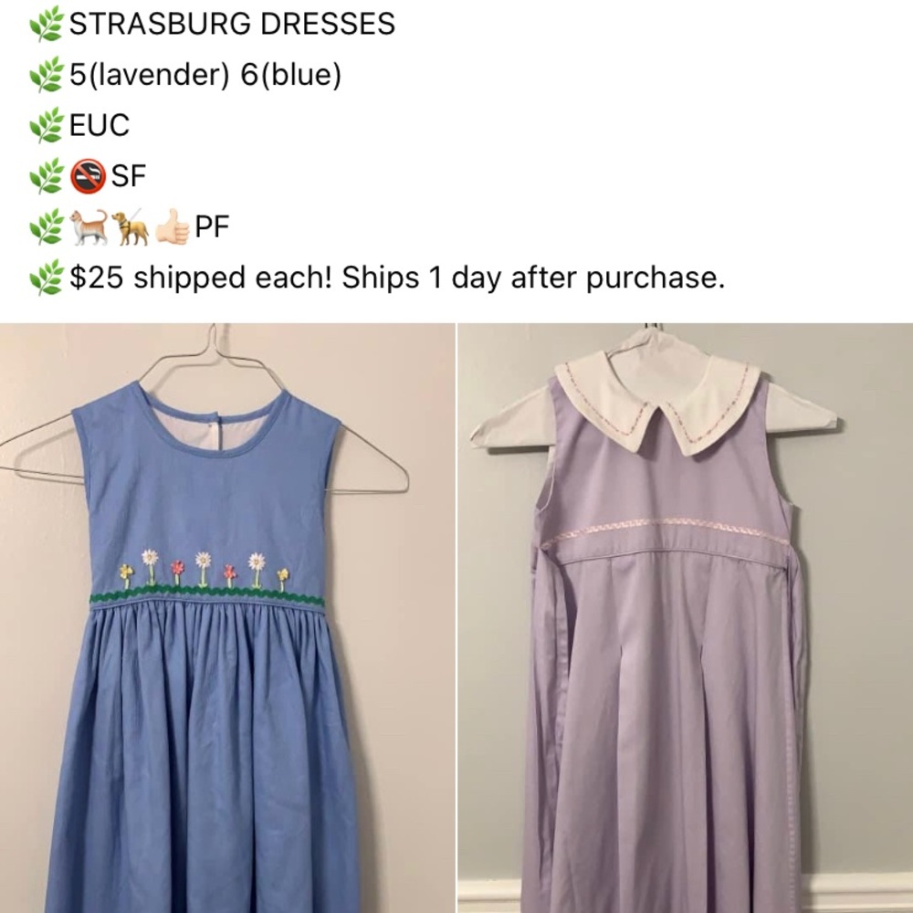 STRASBURG DRESSES 5 & 6